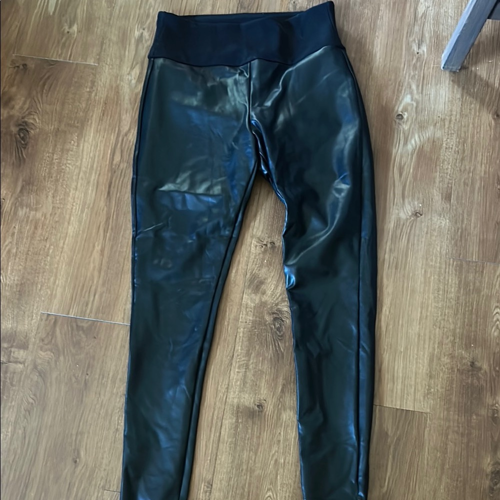 Assests Faux Leather leggings